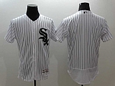 Chicago White Sox Blank White(Black Strip) 2016 Flexbase Collection Stitched Baseball Jersey,baseball caps,new era cap wholesale,wholesale hats